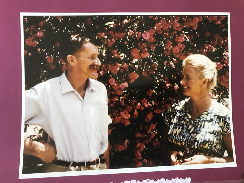 John and Meg after their wedding in Narrogin