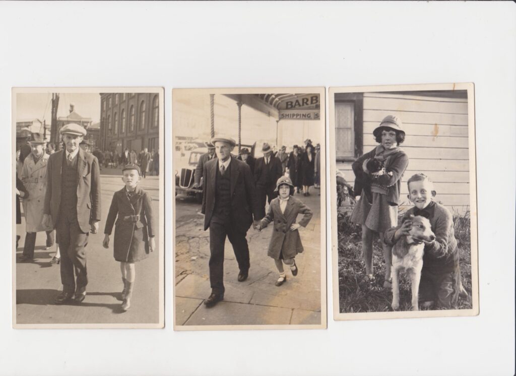Maurice and Helen Graham as children in Otaki, New Zealand