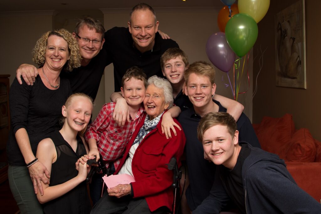 Meg's 90th birthday, 2013