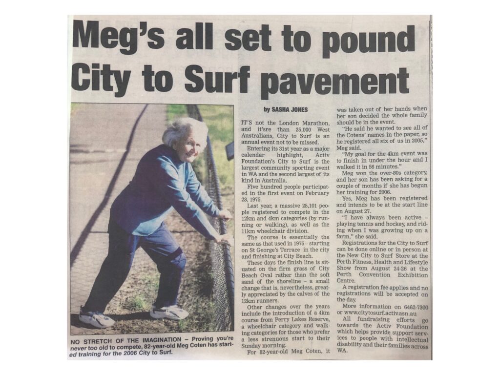 City to Surf at 82