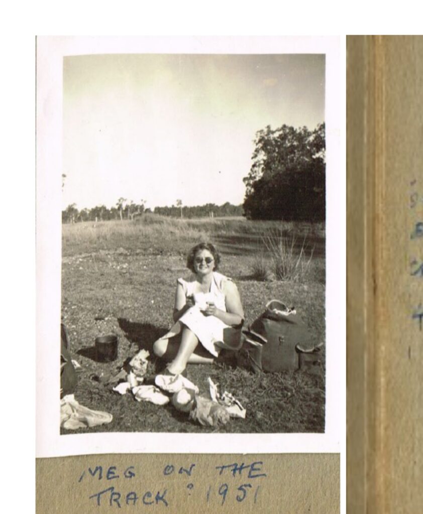 On the track near Wooroloo, 1951