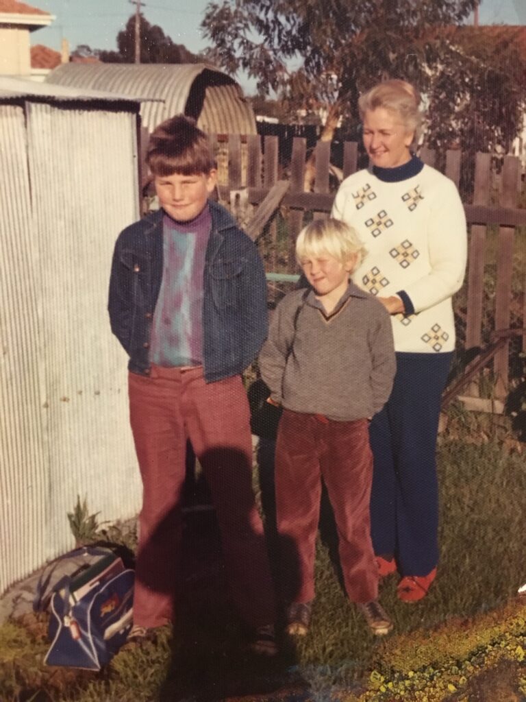 Ned, Jim and Meg, 1975