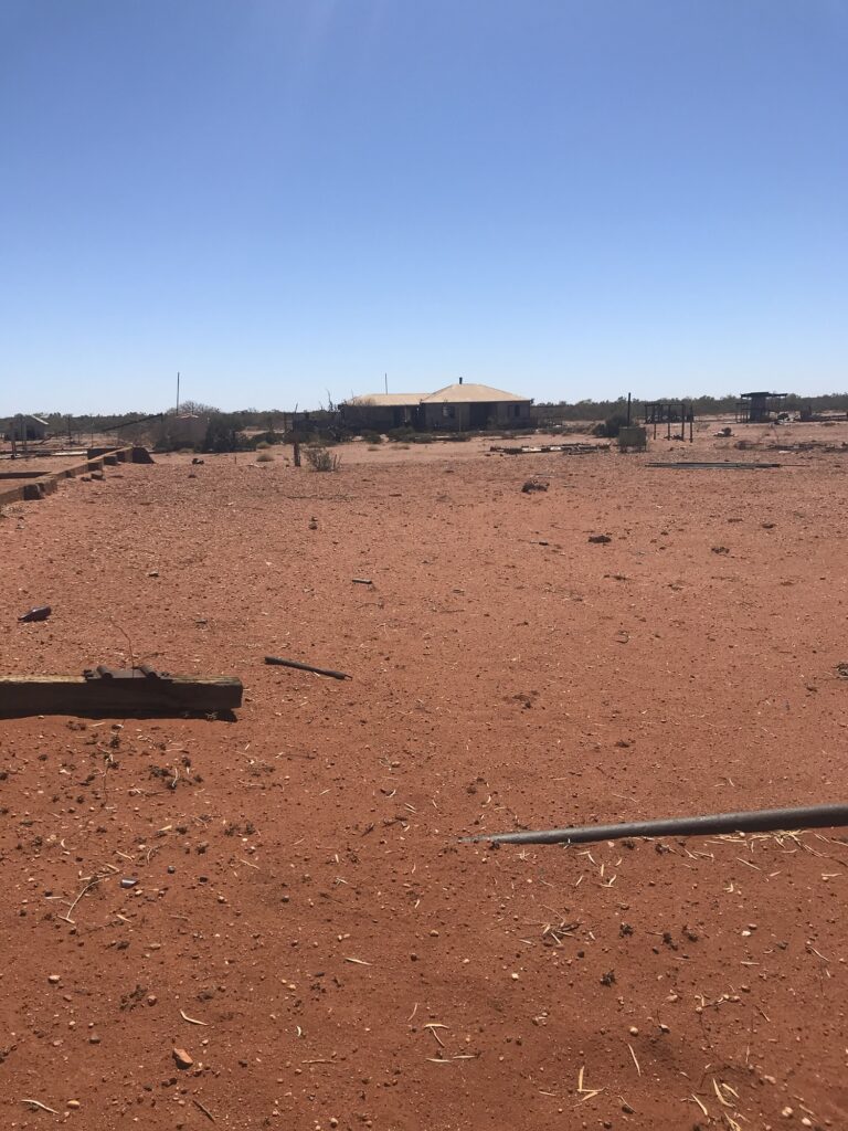 The homestead from afar