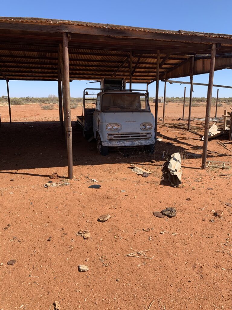 The old car shed